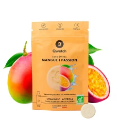 12 pastilles d'hydratation Solid drink manque et passion vitamine C