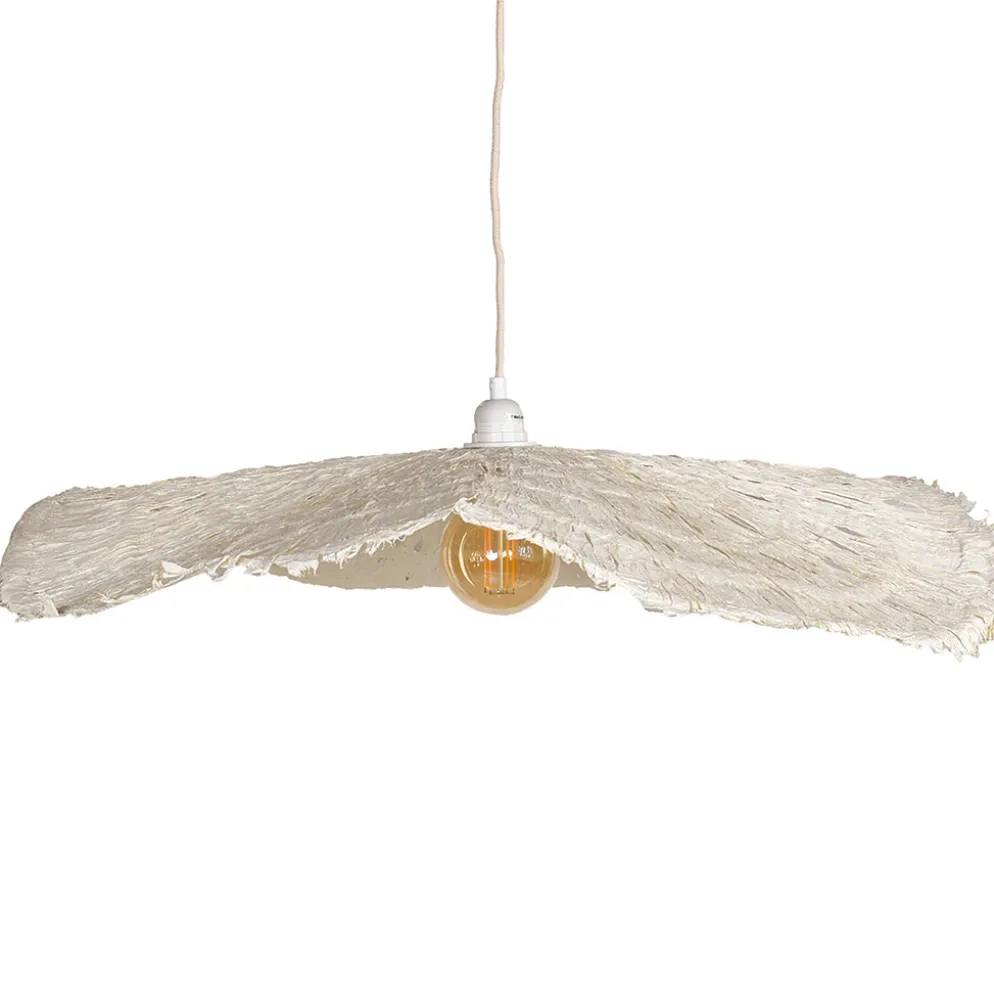 Abat-jour pour suspension en papier blanc d78cm - Louisette
