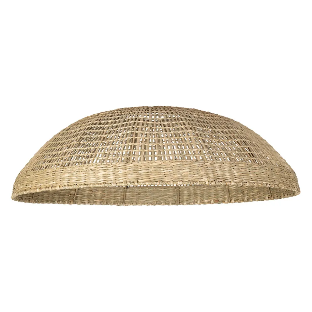 Abat-jour pour suspension en jonc de merc naturel d60cm - Cordlacy