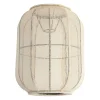 Abat-jour pour suspension en fer et coton écru d28cm - Enigma