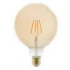Ampoule LED globe XL filament ambre E27 4W