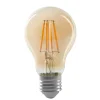 Ampoule LED poire filament ambrée E27 4W