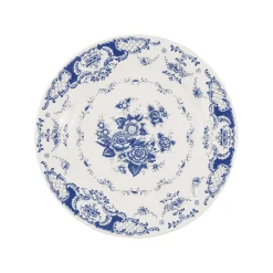 Assiette à dessert en faïence bleu d21cm - Clothilde