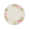 Assiette à dessert en faïence rose d19cm - Blandine
