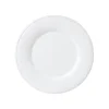 Assiette à dessert en faïence blanche d23.5cm - constance