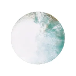 Assiette à dessert en grès bleu d21cm - Islande