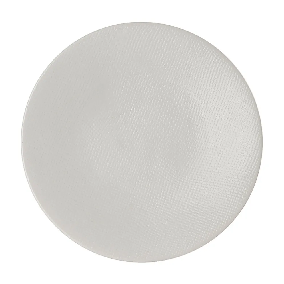 Assiette à dessert en grès crème d20.5cm - Vesuvio