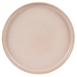 Assiette à dessert en grès sable d22cm - Uno