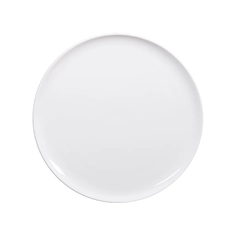 Assiette à dessert en porcelaine blanc d21.5cm - selena