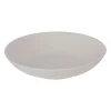Assiette calotte en grès blanc d25cm - Vesuvio