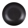 Assiette calotte en grès noir d25cm - Vesuvio
