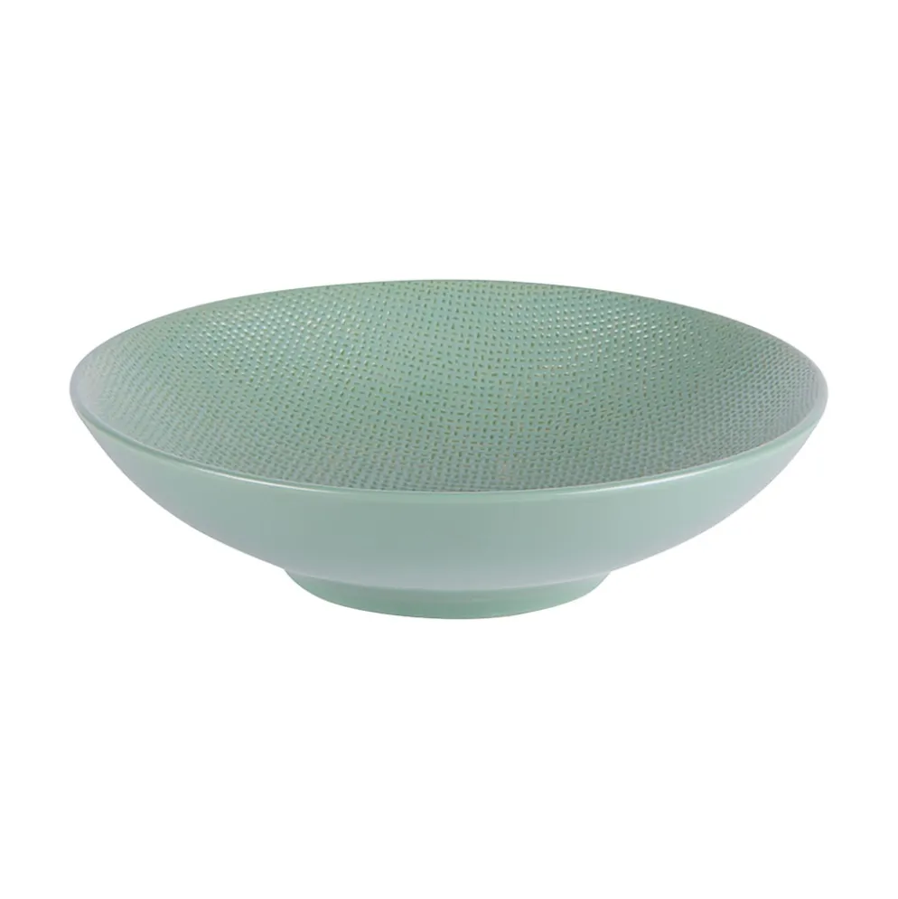 Assiette calotte en grès sauge d19cm - Vesuvio