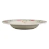 Assiette creuse en faïence rose d23cm - Blandine