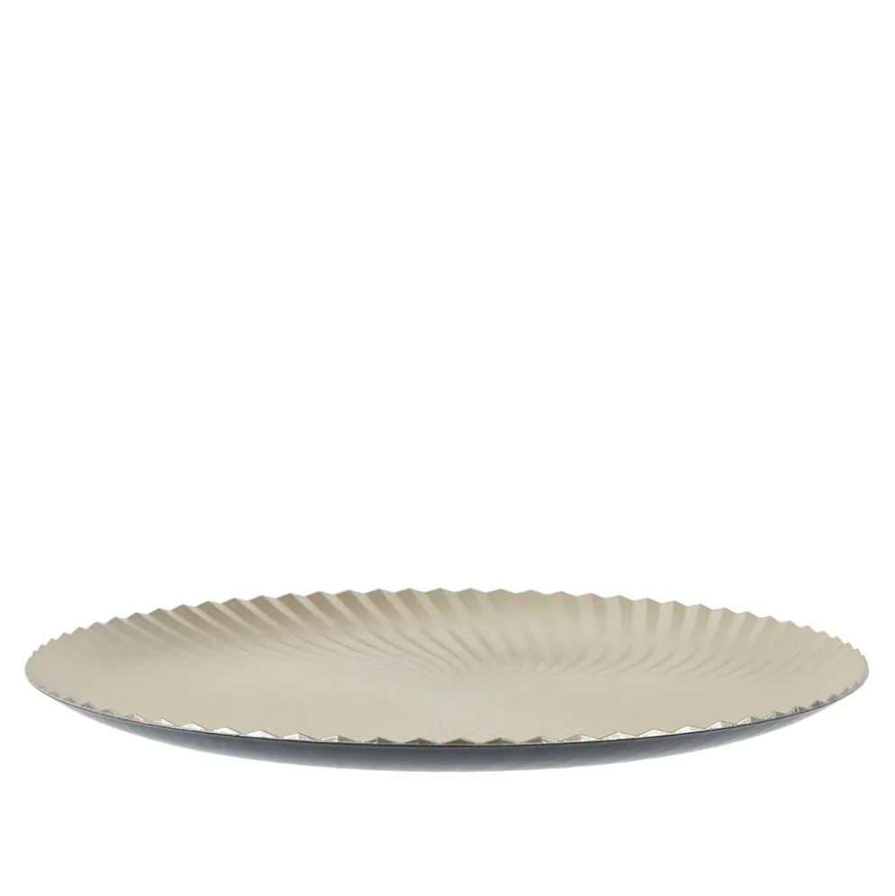 Assiette décorative champagne d33cm
