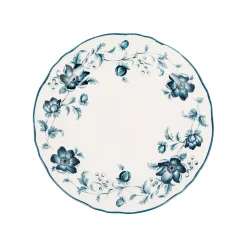 Assiette de dessert en faïence bleu d20.5cm - Margaux
