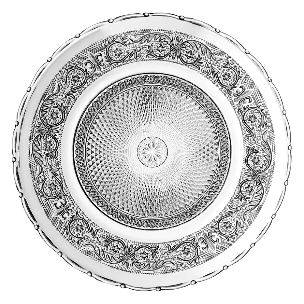 Assiette de présentation en verre - classica