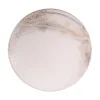 Assiette dessert en grès blanc d21cm - mojave