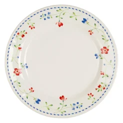 Assiette plate en faïence fleurs multicolores d27cm - Marinette