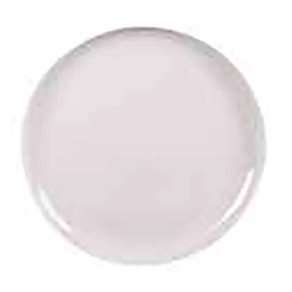 Assiette plate en porcelaine blanc d27cm - Ecume