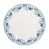 Assiette plate en porcelaine bleu d27cm - Giverny