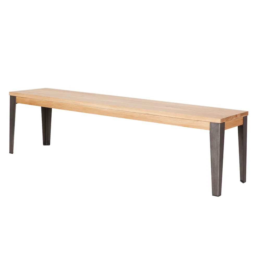 Banc en chêne massif - Manny