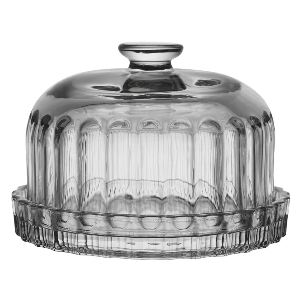 Beurrier rond en verre d11cm - Mornay
