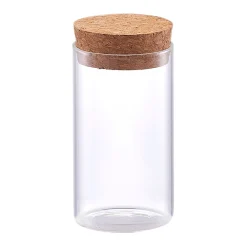 Bocal verre avec couvercle liège 17.5cl