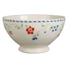 Bol en faïence fleurs multicolores 75cl - Marinette
