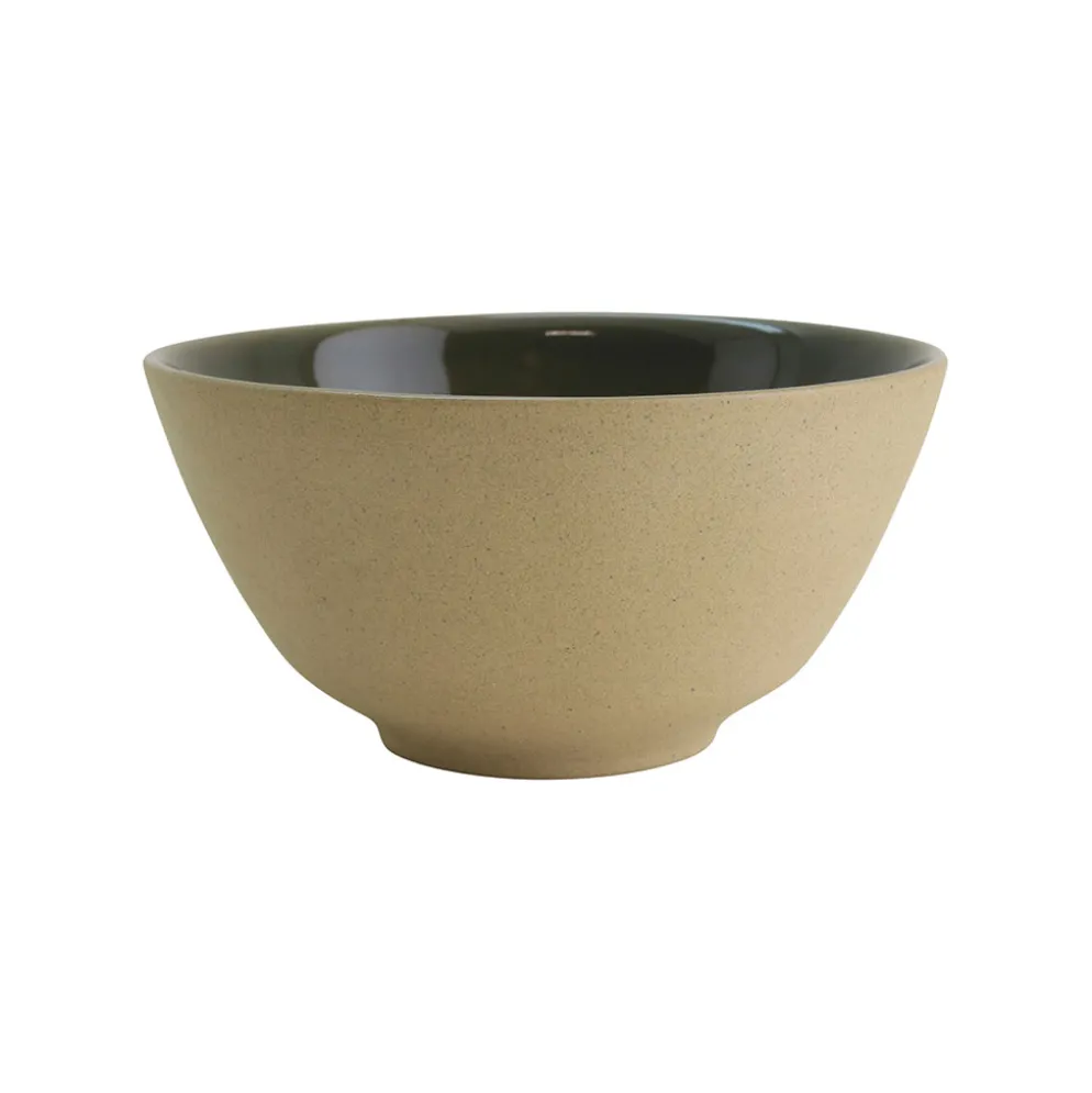 Bol en grès kaki 50cl - Jade