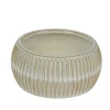 Bougie à la citronelle beige d15cm