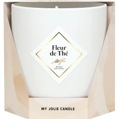 Bougie Bijou Bracelet Or bille noire Fleur de thé 45h