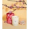 Bougie Bijou Bracelet Or bille beige Fleur de cerisier 45h