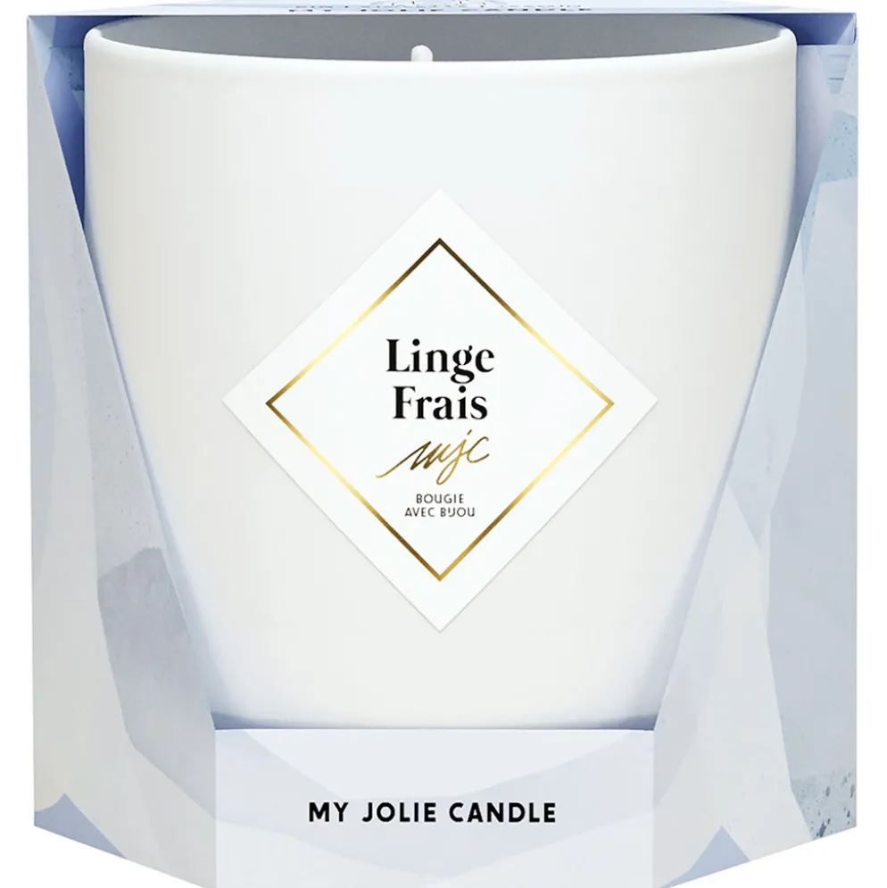 Bougie Bijou Bracelet Or bille noire Linge frais 45h