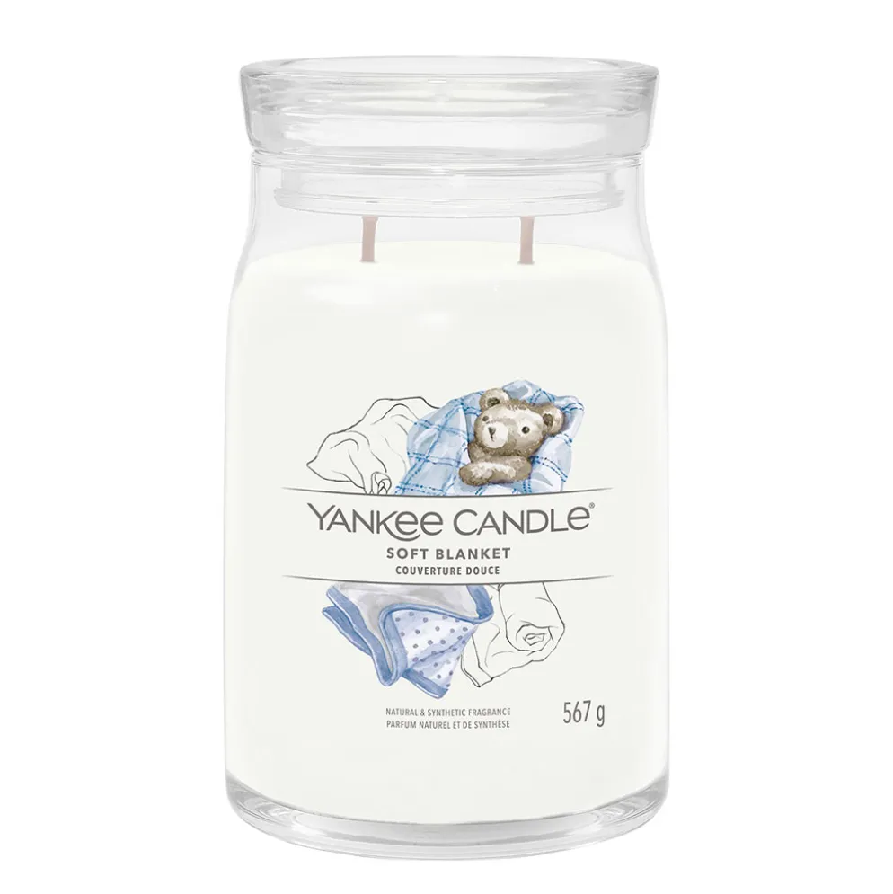 Bougie jarre parfumée Couverture douce 100h