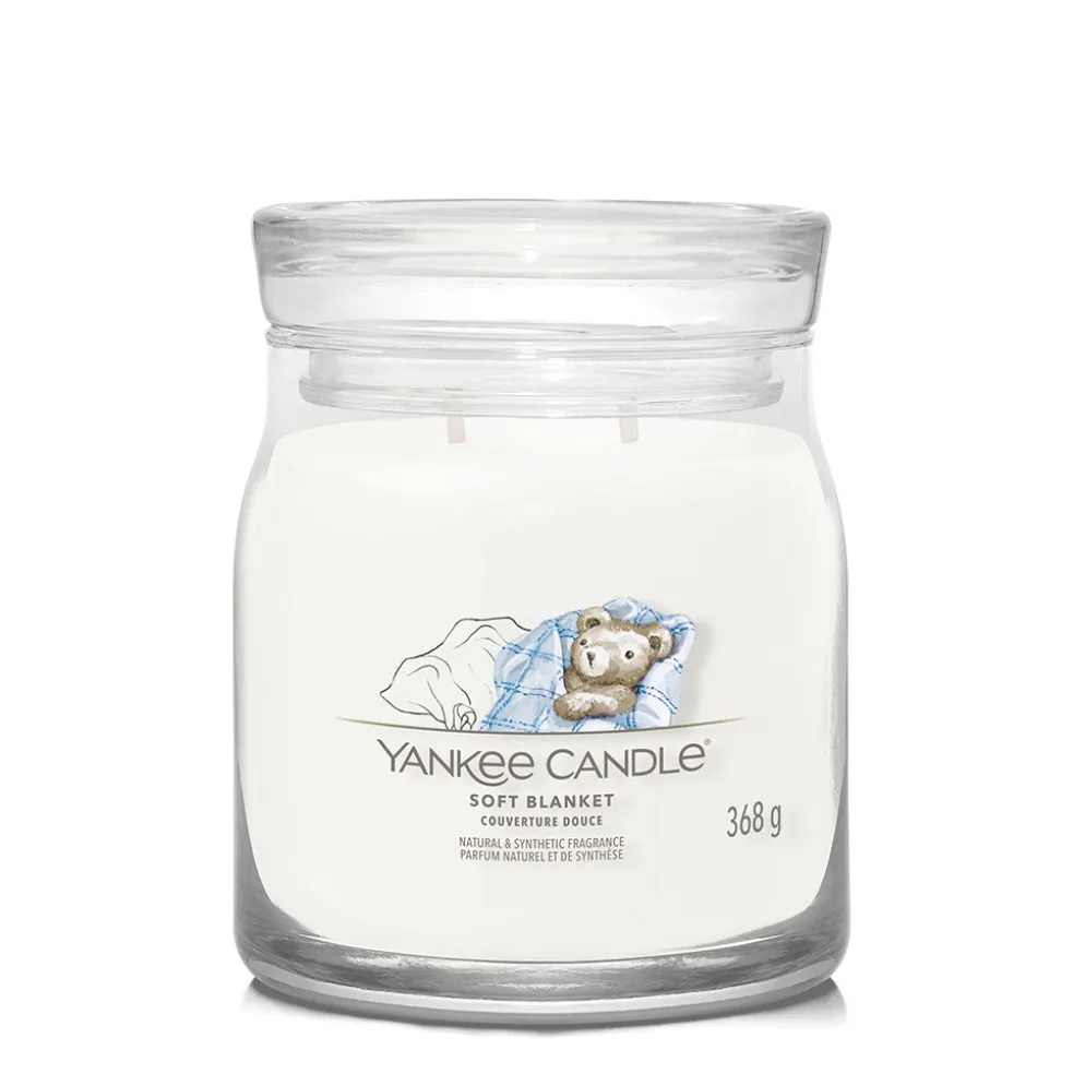 Bougie jarre parfumée Couverture douce 65h