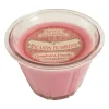 Bougie senteur macaron framboise