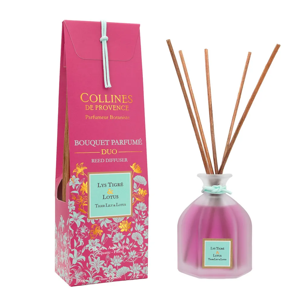 Bouquet parfumé lys tigré et lotus 100ml