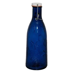 Bouteille en verre indigo 1l - Ourea