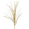 Branchage artificiel filairia en tissu doré h83cm