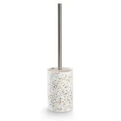 Brosse WC en ciment blanc h42cm