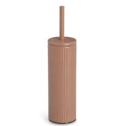 Brosse WC en métal moka h40cm