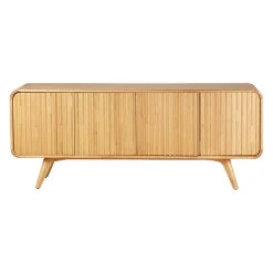 Buffet 4 portes en chene naturel l200cm - Sublime