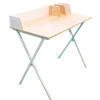 Bureau en bois et fer blanc - Bily
