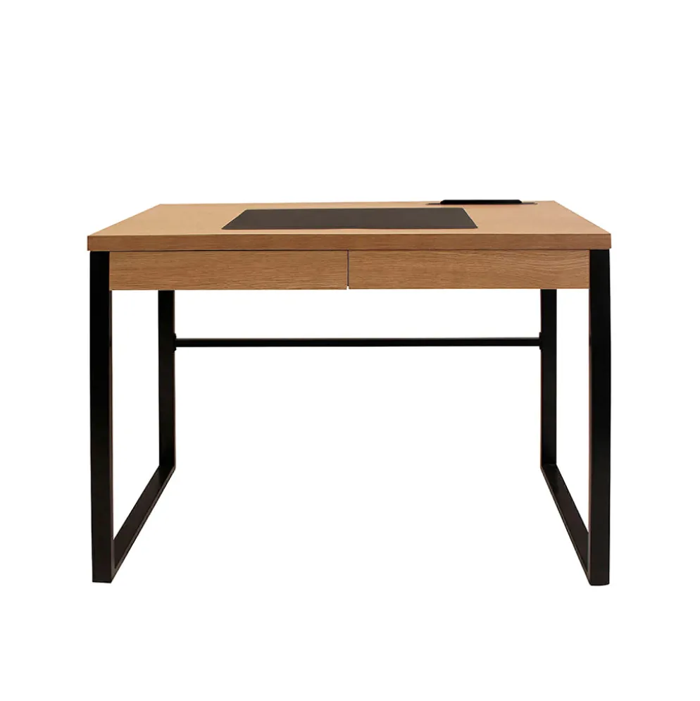 Bureau en bois et métal noir - Liam