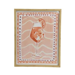 Cadre déco cocktail 40x50cm
