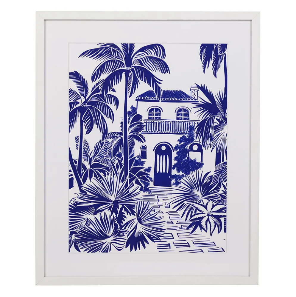 Cadre déco Lisbonne bleu 40x50cm - Gallery