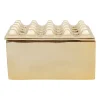 Cendrier en aluminium doré d13cm - Riva