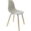 Chaise de salle à manger scandinave gris - Phebee