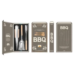 Coffret accessoires à barbecue 3 pièces