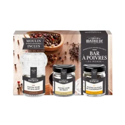 Coffret bar à poivre du monde